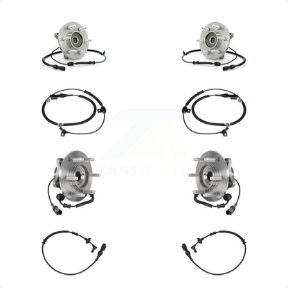 Kit de roulement de moyeu de roue avant et arrière et capteur ABS supplémentaire pour Ford Expedition Lincoln