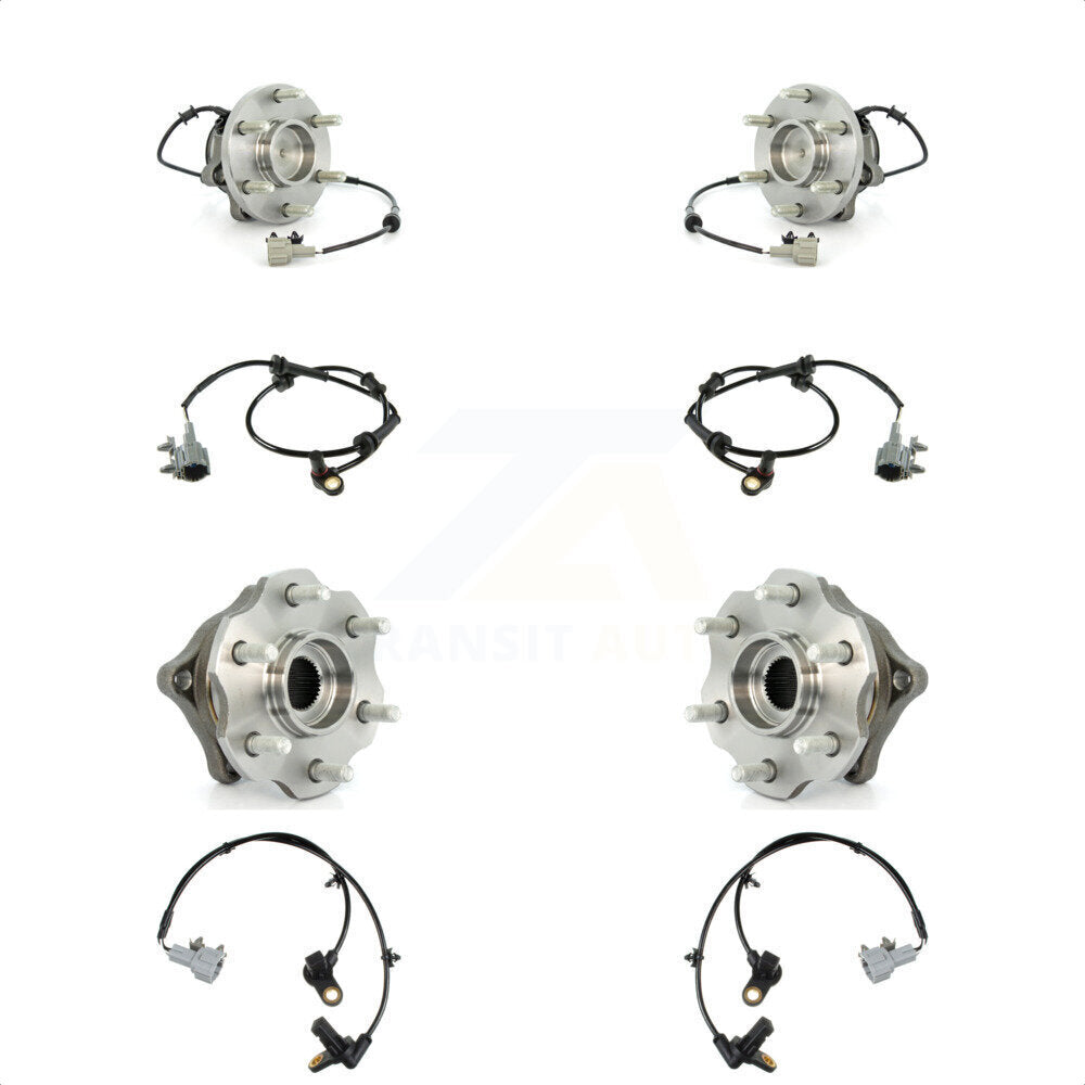 Kit de capteurs supplémentaires pour roulement de moyeu de roue avant et arrière, pour Nissan Pathfinder avec harnais