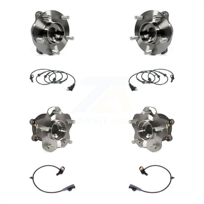 Kit de capteur de roulement de moyeu de roue avant et arrière, pour INFINITI FX35 AWD 2011 avec harnais