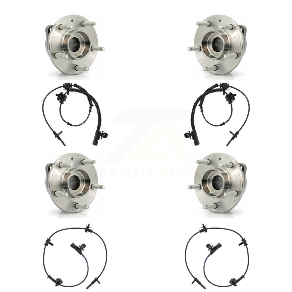 Kit de roulement de moyeu de roue avant et arrière et capteur ABS pour Cadillac ATS AWD 2013 – 2019