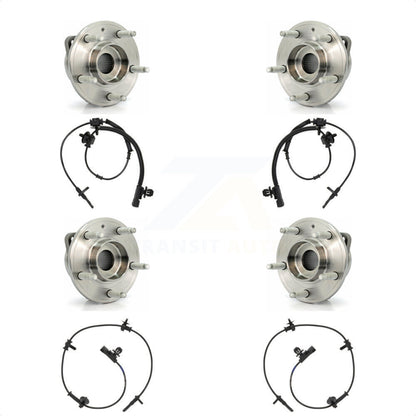 Kit de roulement de moyeu de roue avant et arrière et capteur ABS pour Cadillac ATS AWD 2013 – 2019