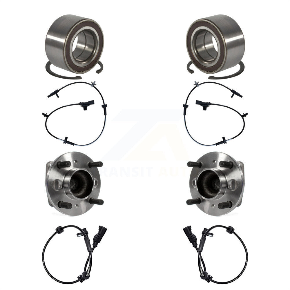 Kit de roulement de roue avant et arrière et capteur ABS pour Ford Fiesta avec harnais