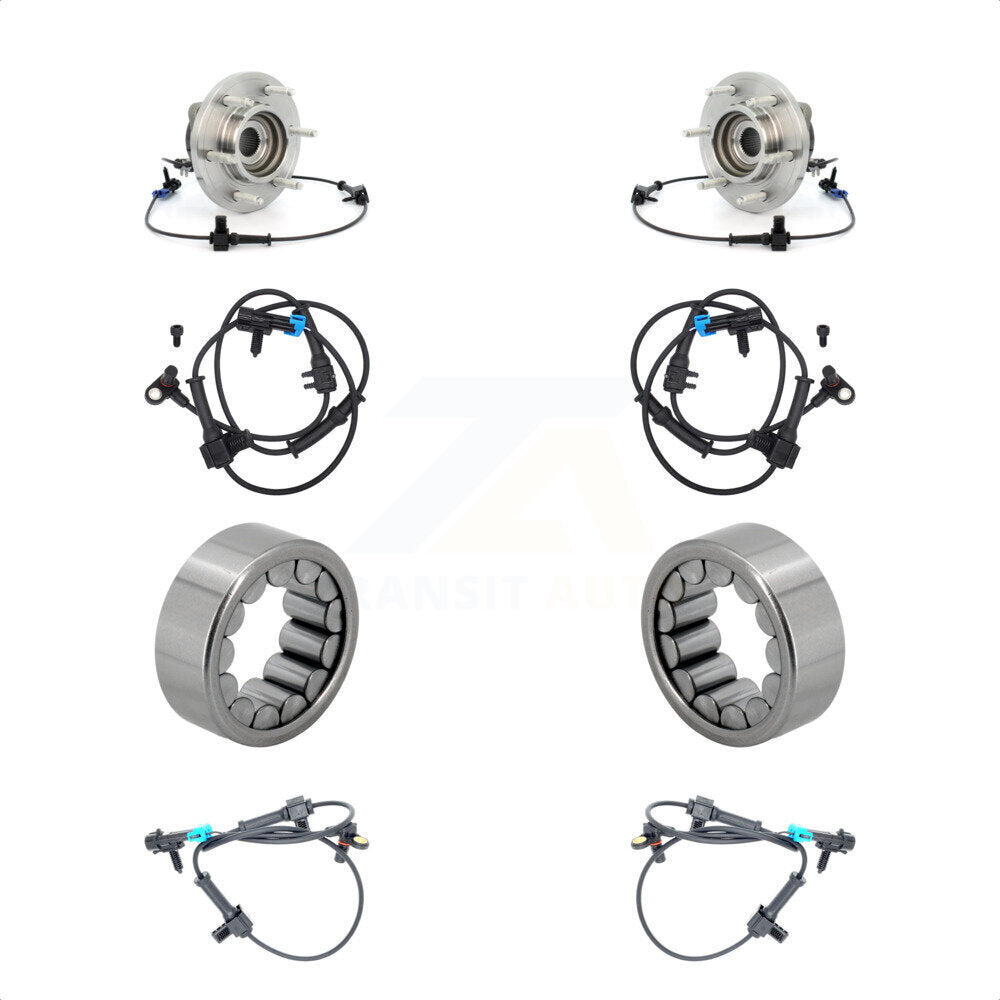 Kit de roulement de roue avant et arrière et capteur ABS supplémentaire pour Hummer H3 avec harnais