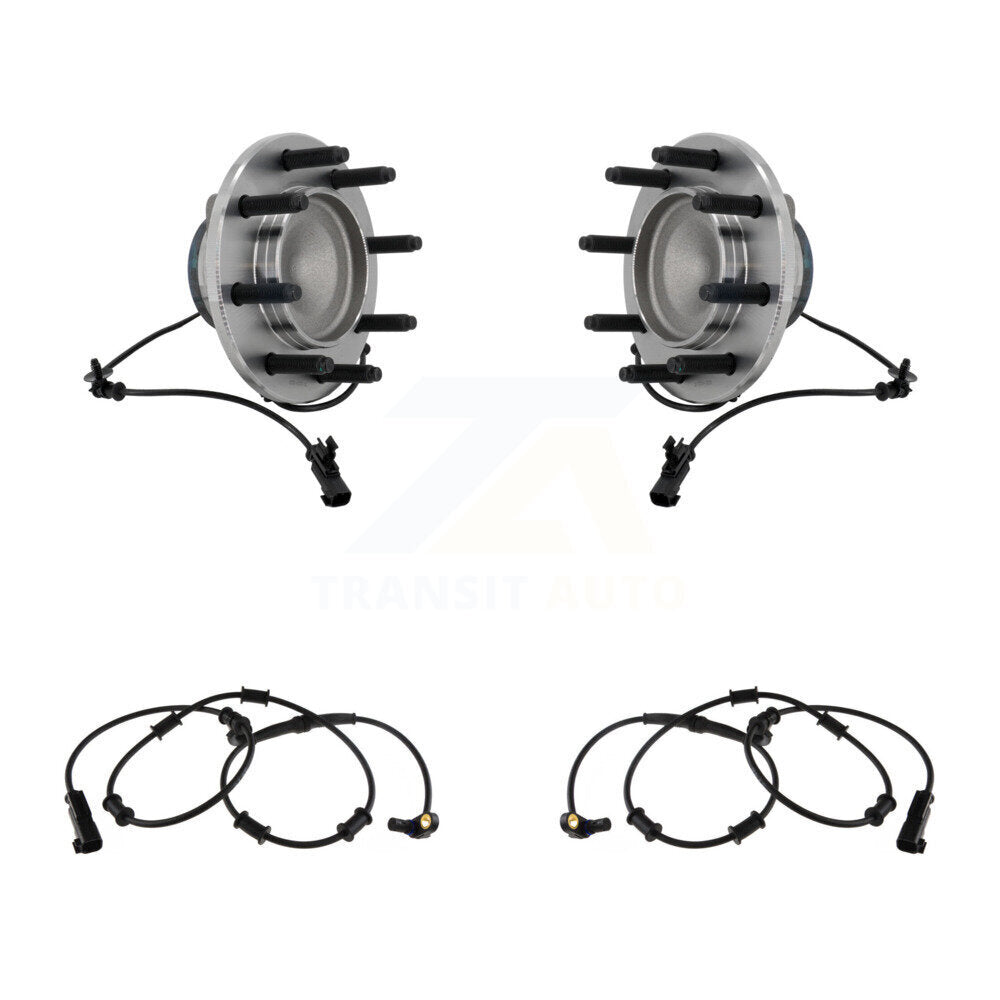 Kit de roulement de moyeu de roue avant et capteur ABS pour Dodge Ram 2008 3500 avec harnais