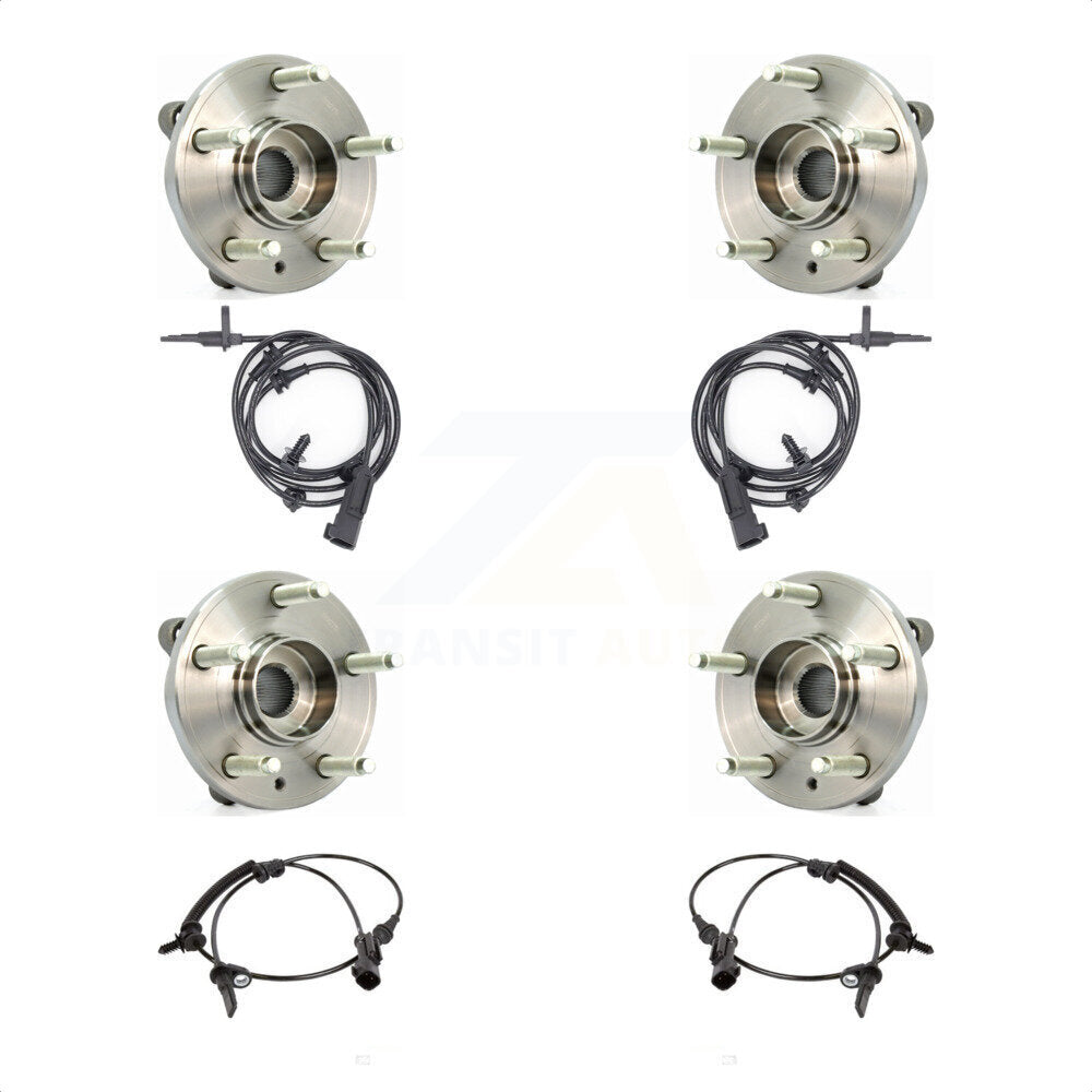 Kit de roulement de moyeu de roue avant et arrière et capteur ABS, pour Ford Flex Lincoln MKT MKS