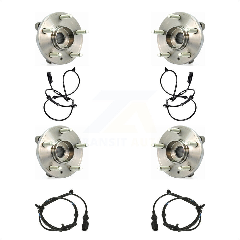Kit de capteur de roulement de moyeu de roue avant et arrière, pour Ford Flex 2010 3,5l avec 4 roues AB