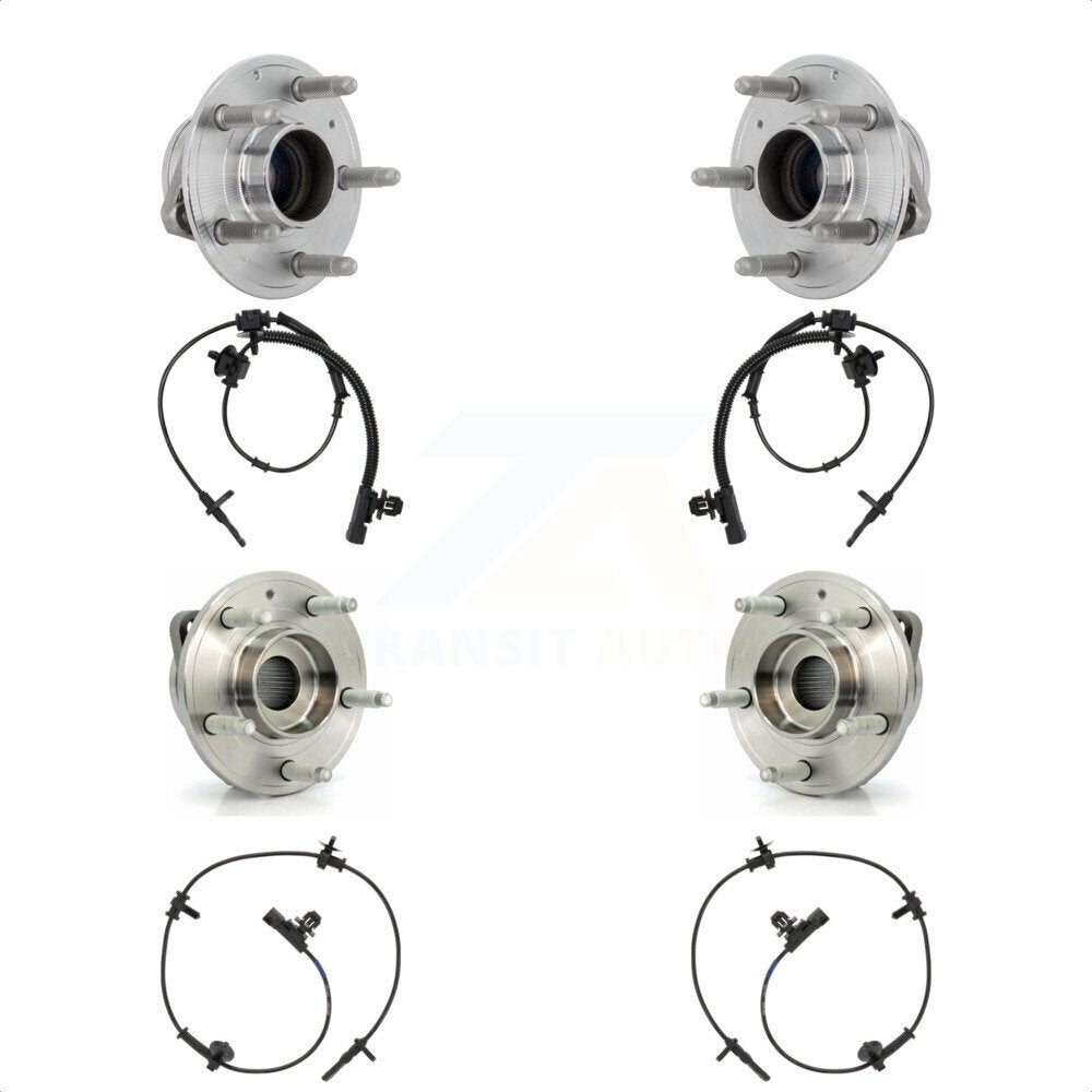 Kit de roulement de moyeu de roue avant et arrière et capteur ABS pour Cadillac ATS RWD 2013 – 2019