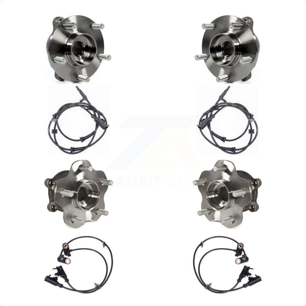 Kit de roulement de moyeu de roue avant et arrière et capteur ABS pour INFINITI M35 M45 avec harnais