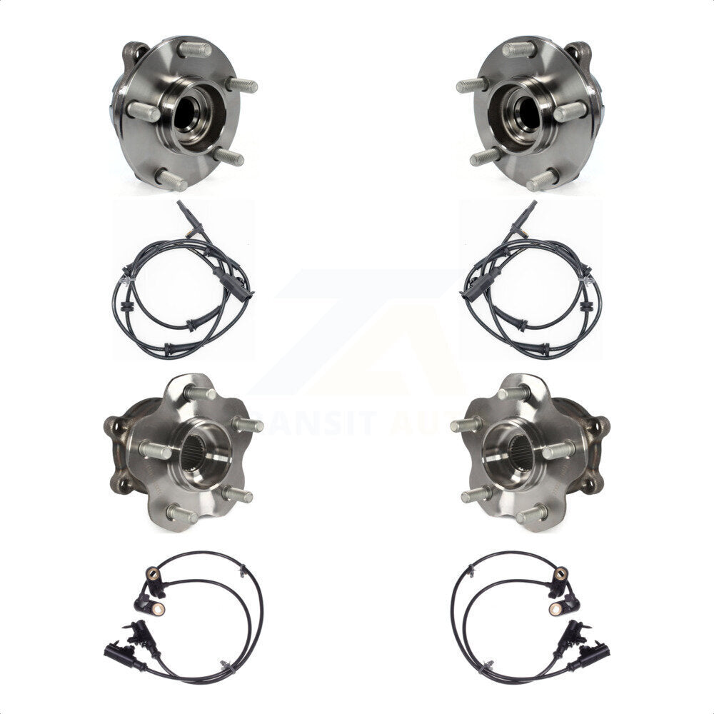 Kit de roulement de moyeu de roue avant et arrière et capteur ABS pour INFINITI M35 M45 avec harnais