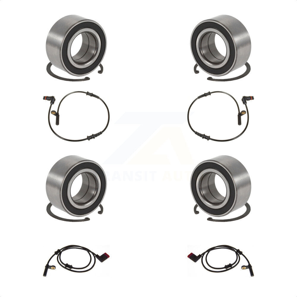 Kit de capteurs ABS de roulement de roue avant et arrière, pour Mercedes-Benz C280 2007 avec harnais