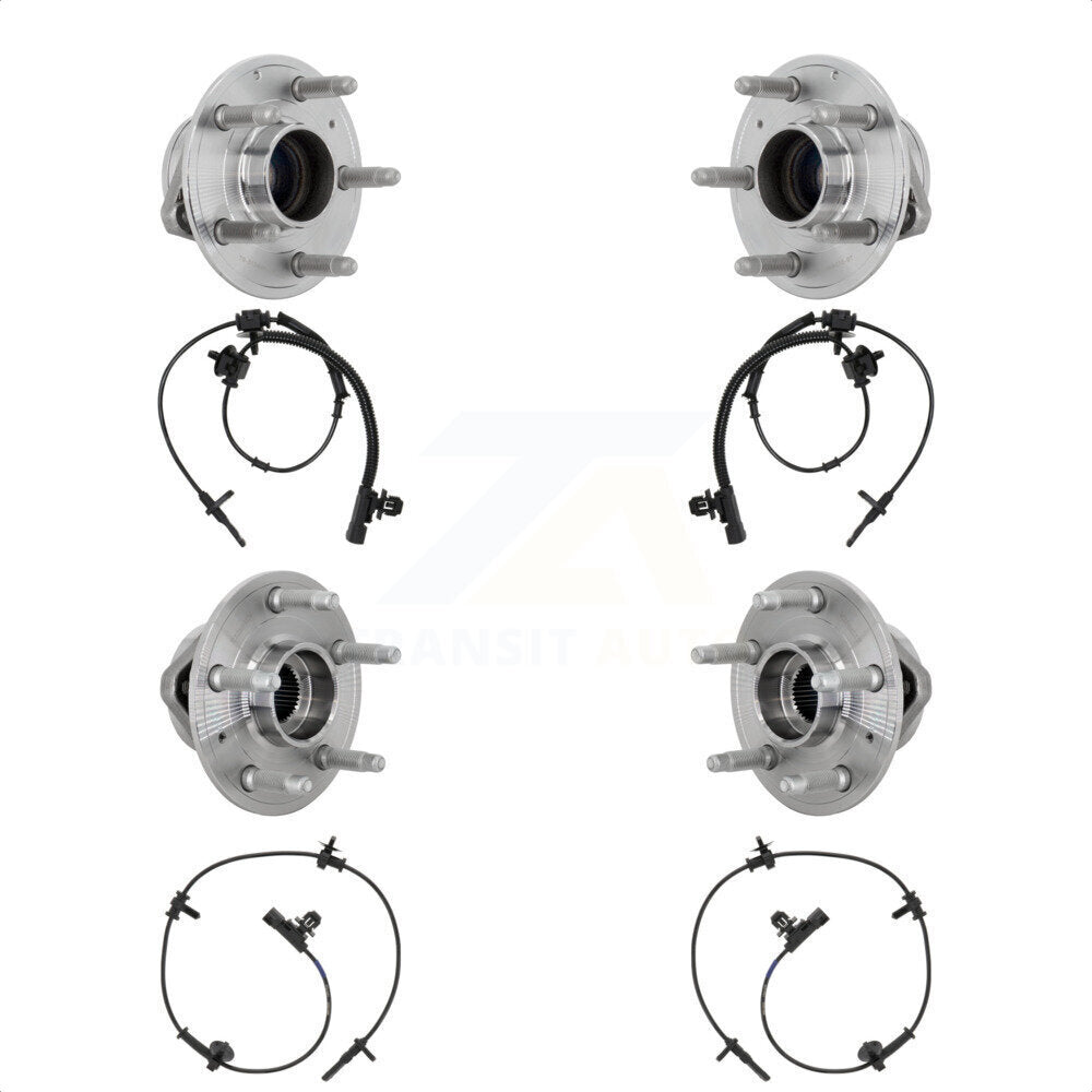 Kit de roulement de moyeu de roue avant et arrière et capteur ABS pour Cadillac CTS K7S-103443