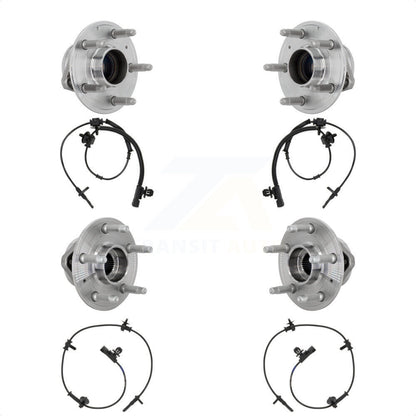 Kit de roulement de moyeu de roue avant et arrière et capteur ABS pour Cadillac CTS K7S-103443