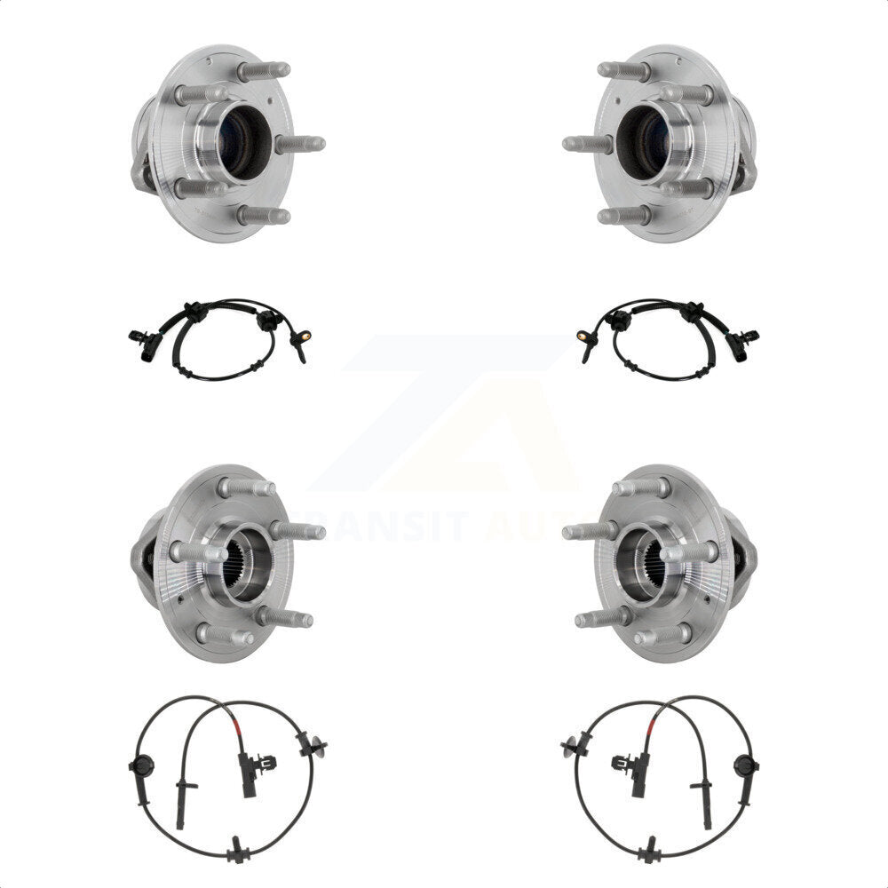 Kit de roulement de moyeu de roue avant et arrière et capteur ABS pour Cadillac CTS K7S-103444