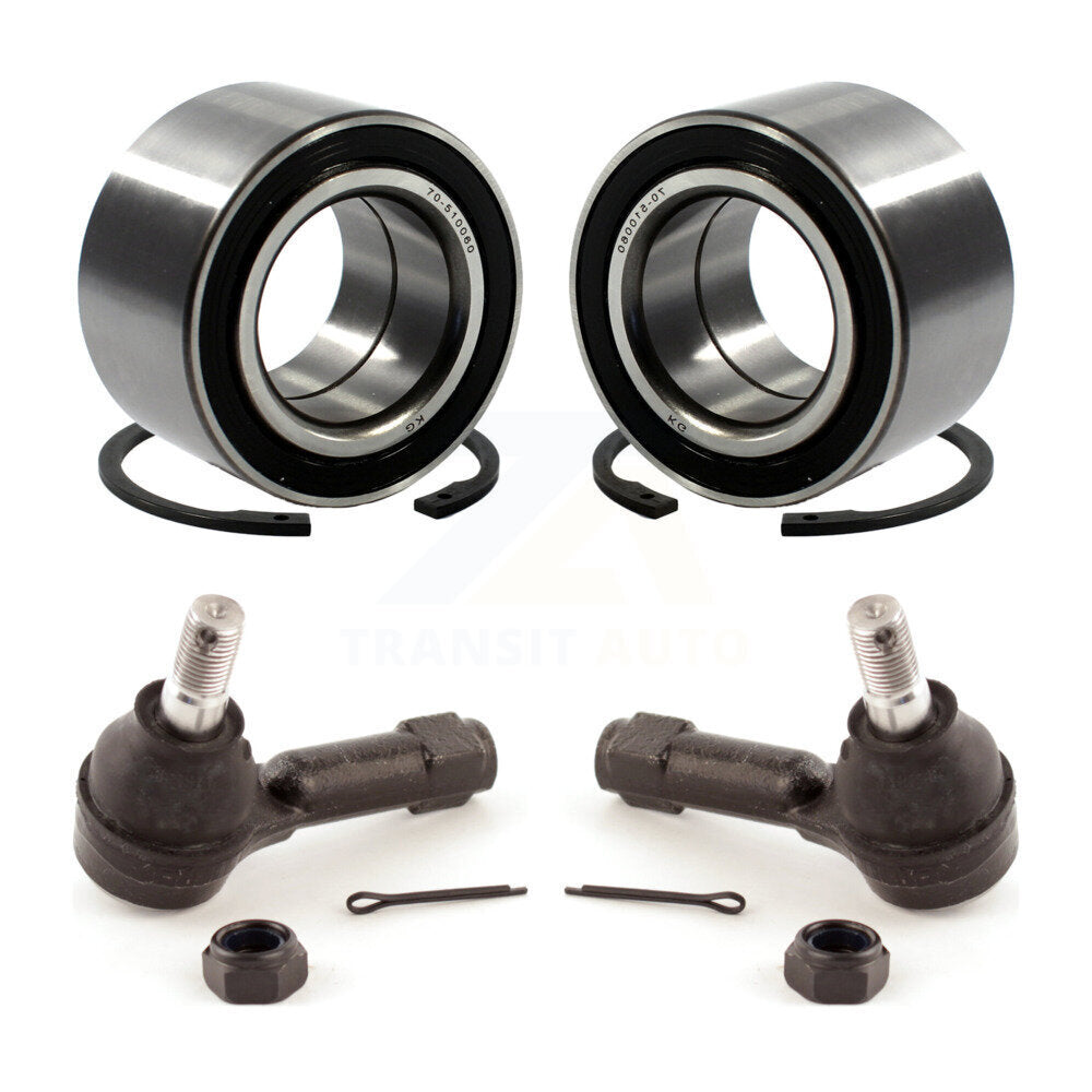 Kit de roulement de roue avant et d'extrémité de biellette de direction pour Nissan X-Trail 2005-2006 K7T-100022