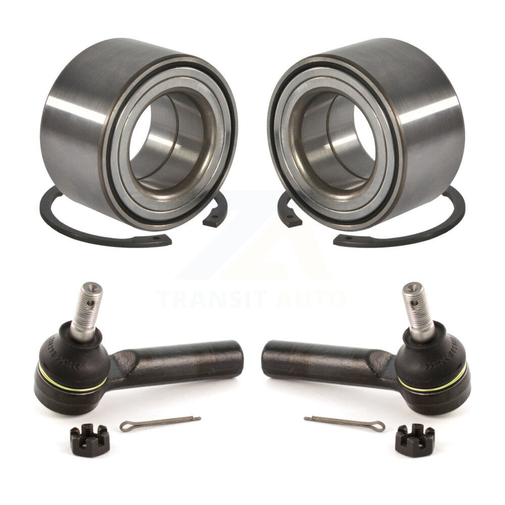 Kit de roulement de roue avant et d'extrémité de biellette de direction, pour Toyota Corolla Matrix Pontiac Vibe iM
