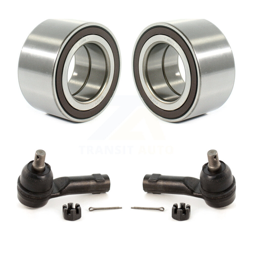 Kit de roulement de roue avant et d'extrémité de biellette de direction pour Honda Ridgeline K7T-10005 2006 – 2014