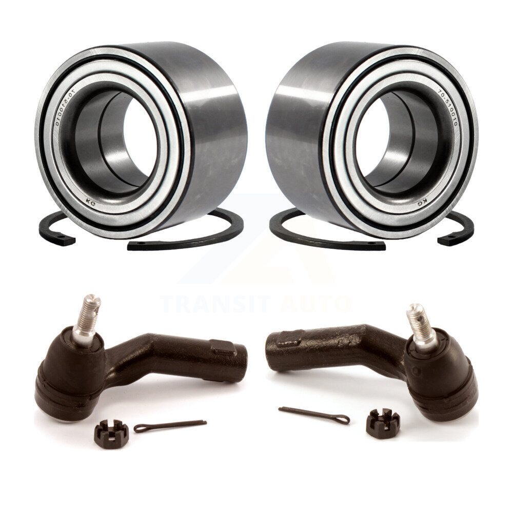 Kit de roulement de roue avant et d'extrémité de biellette de direction pour Mazda 3 sans ABS K7T-100072