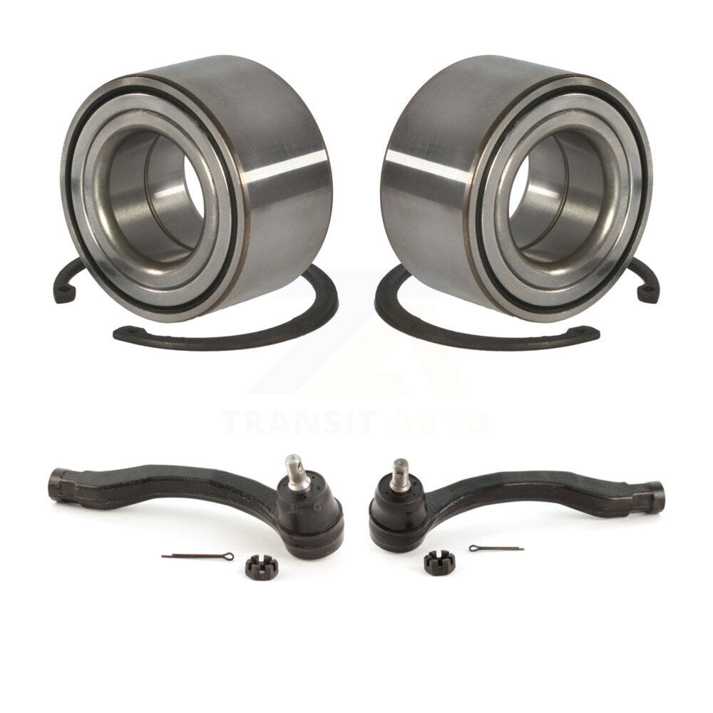 Kit de roulement de roue avant et d'extrémité de biellette de direction, pour Honda Civic Acura EL del Sol