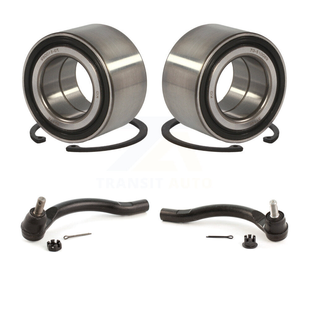 Kit de roulement de roue avant et d'extrémité de biellette de direction pour Honda Civic 2006-2011 1,3 l 1,8 l