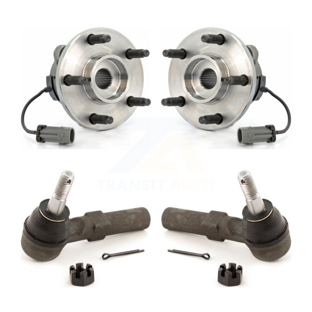 Kit de roulement de roue avant et d'extrémité de biellette de direction, pour Chevrolet Cobalt Pontiac G5 Saturn Io