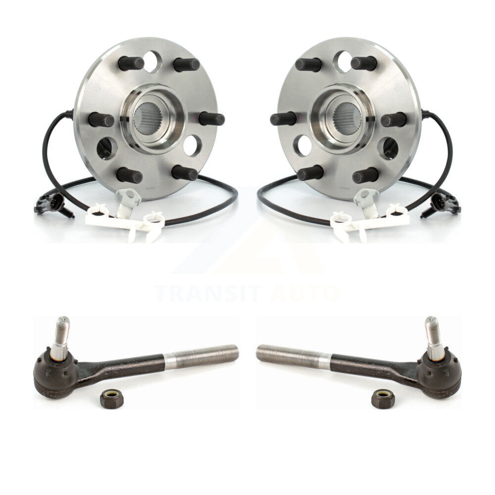 Kit de roulement de roue avant et d'extrémité de biellette de direction pour K1500 Chevrolet GMC K2500 Tahoe Yukon