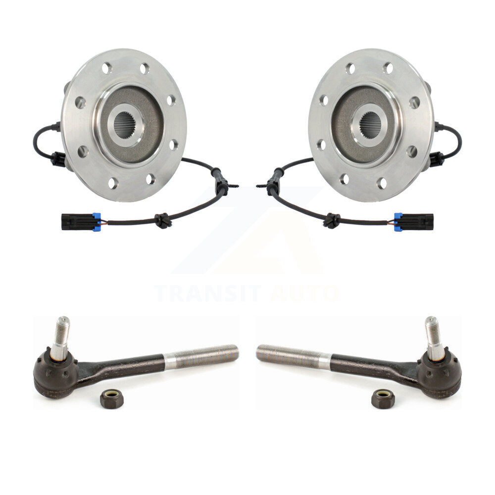 Kit de roulement de roue avant et d'extrémité de biellette de direction, pour Chevrolet GMC K1500 K2500 K3500 Tahoe