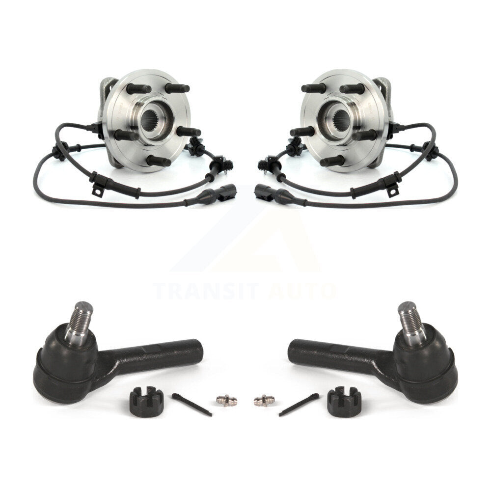 Kit de roulement de roue avant et d'extrémité de biellette de direction pour Ford Explorer Sport Trac 4WD