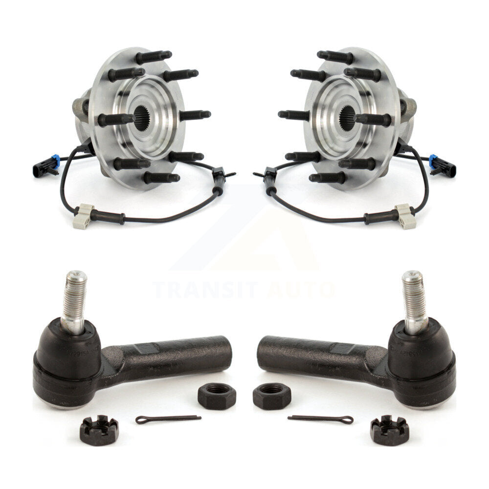 Kit de roulement de roue avant et d'extrémité de biellette de direction pour GMC Chevrolet Sierra 2500 HD Silverad