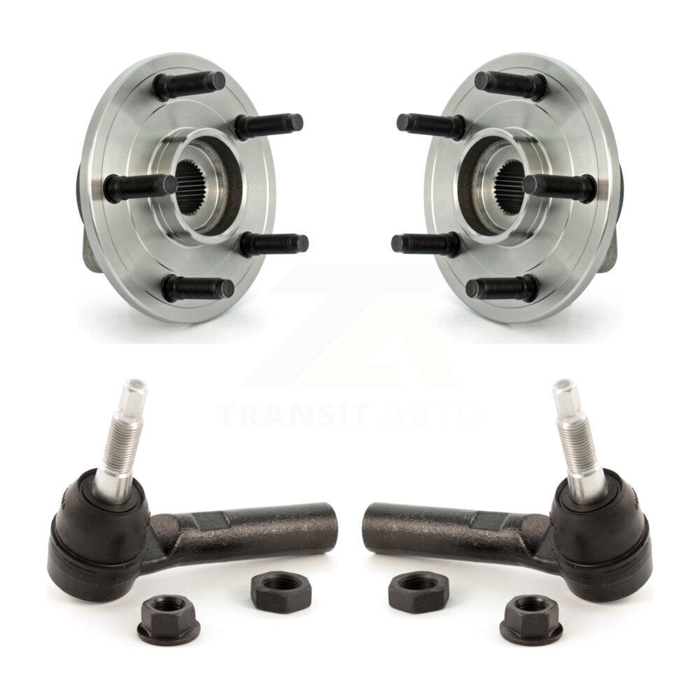 Kit de roulement de roue avant et d'extrémité de biellette de direction pour Dodge Ram 1500 02-05 avec roue à 5 écrous