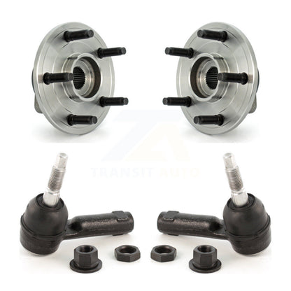 Kit de roulement de roue avant et d'extrémité de biellette de direction pour Dodge Ram 1500 06-08 avec roue à 5 écrous
