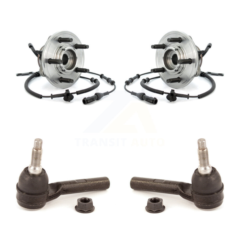 Kit de roulement de roue avant et d'extrémité de biellette de direction pour Ford Explorer Sport Trac Mercury