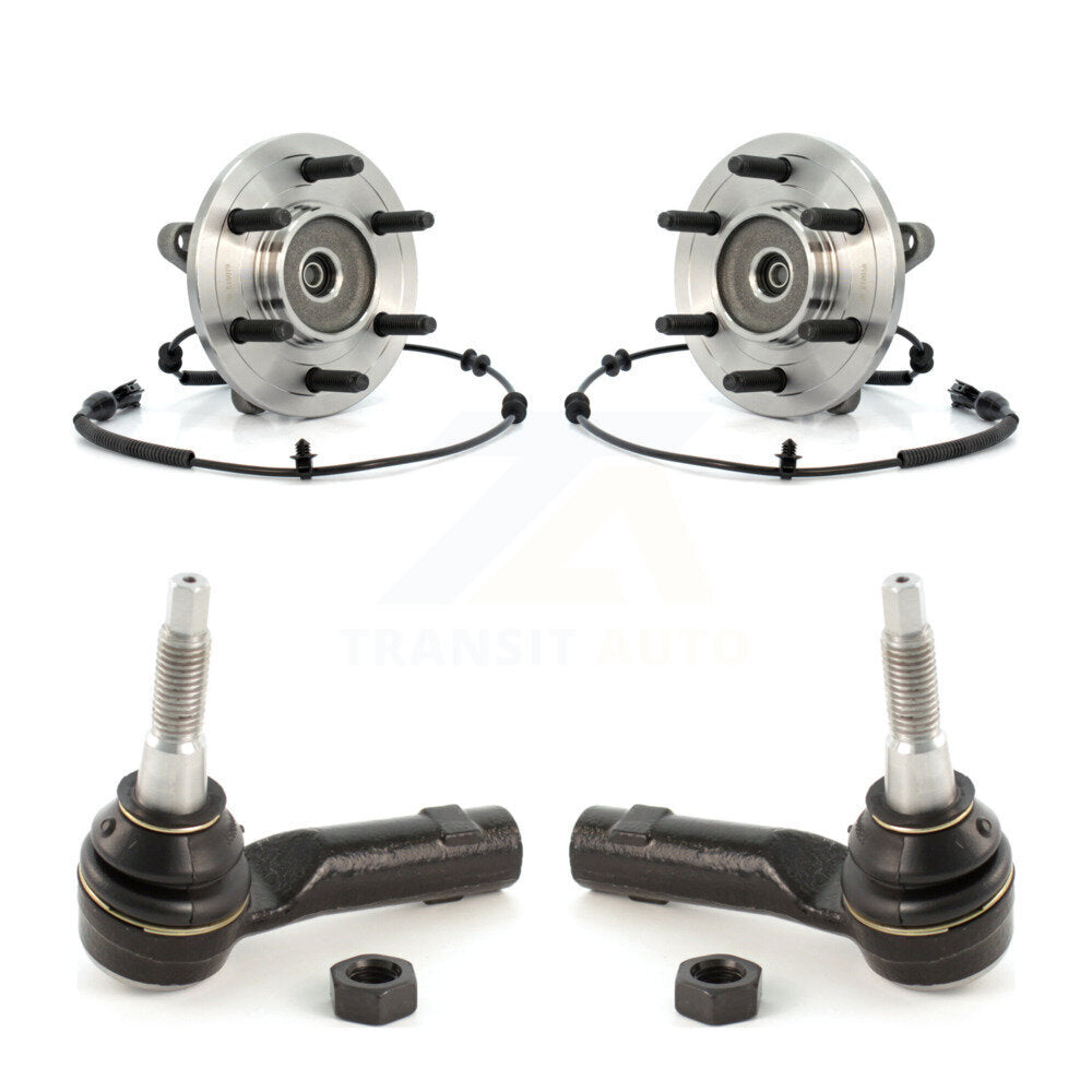 Kit de roulement de roue avant et d'extrémité de biellette de direction pour Ford F-150 Lincoln Mark LT