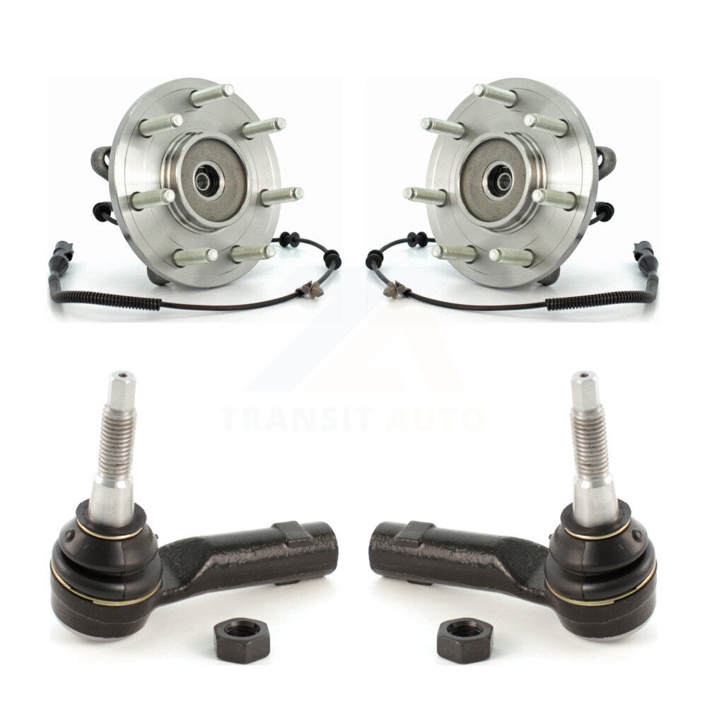 Kit de roulement de roue avant et d'extrémité de biellette de direction pour Ford F-150 Lincoln Mark LT