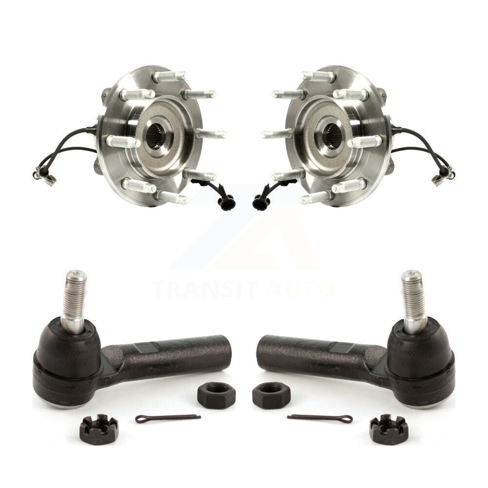 Kit de roulement de roue avant et d'extrémité de biellette de direction pour GMC Chevrolet Sierra 2500 HD Silverad