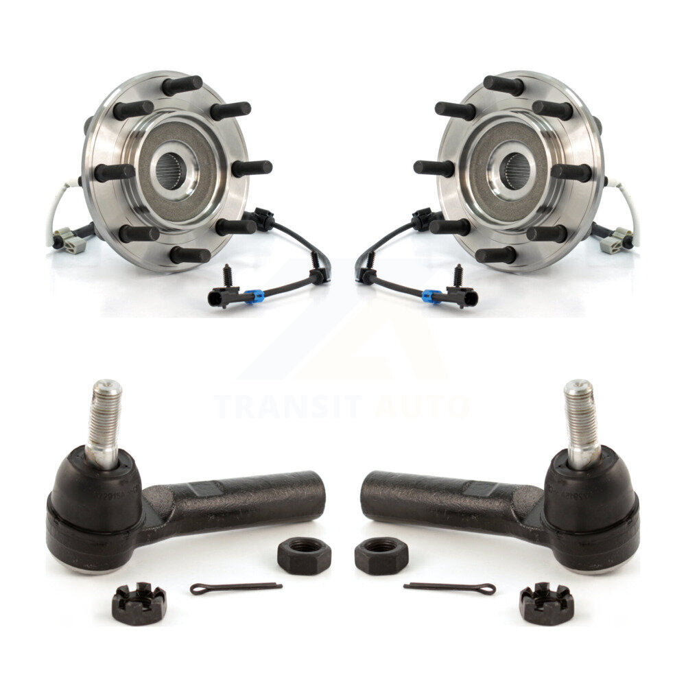 Kit d'extrémité de biellette de roulement de roue avant, pour Chevrolet GMC Sierra 3500 Silverado 4WD