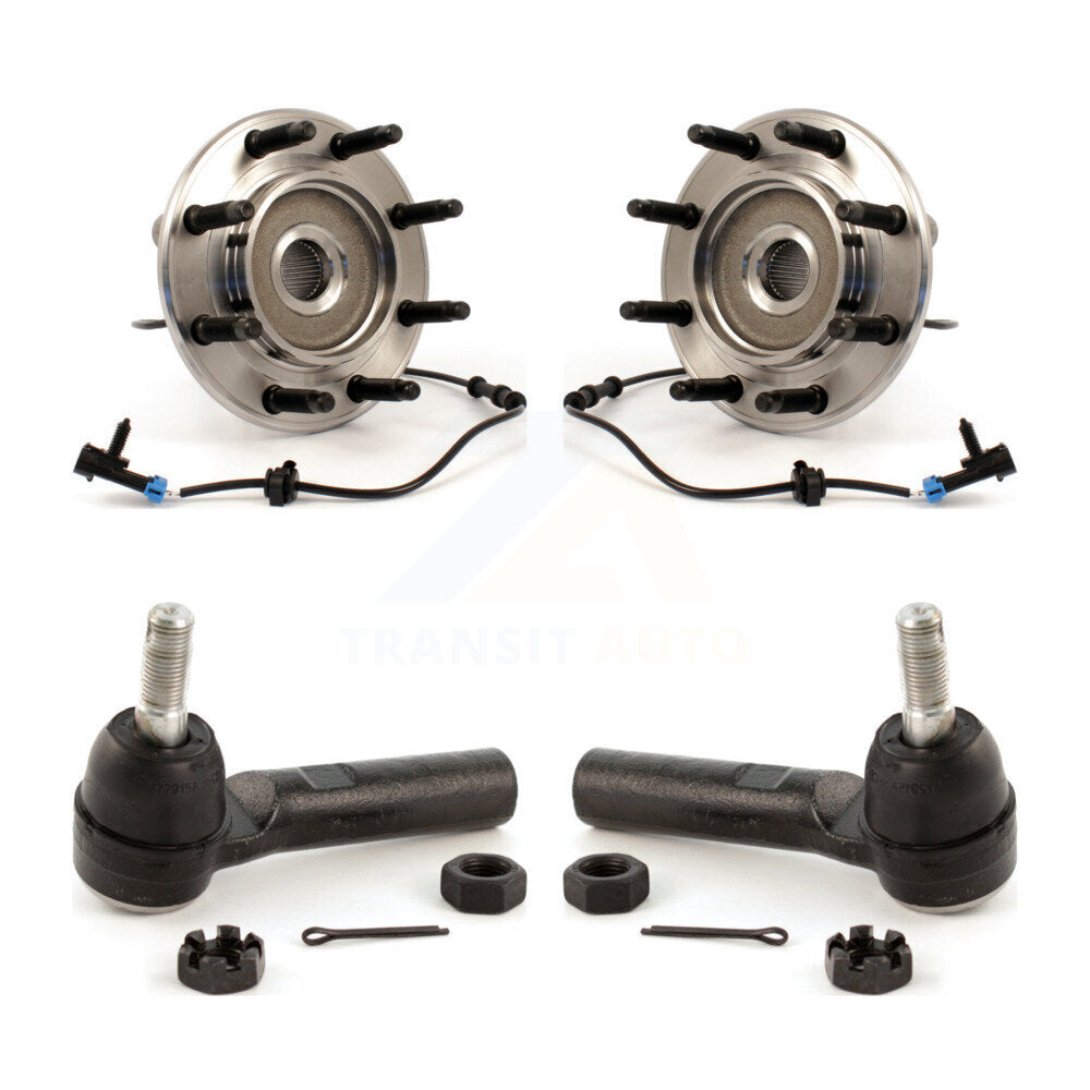 Kit de roulement de roue avant et d'extrémité de biellette de direction, pour Chevrolet GMC Sierra 2500 HD Silverad