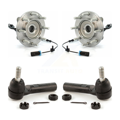 Kit de roulement de roue avant et d'extrémité de biellette de direction pour GMC Sierra 3500 HD Chevrolet Silverad