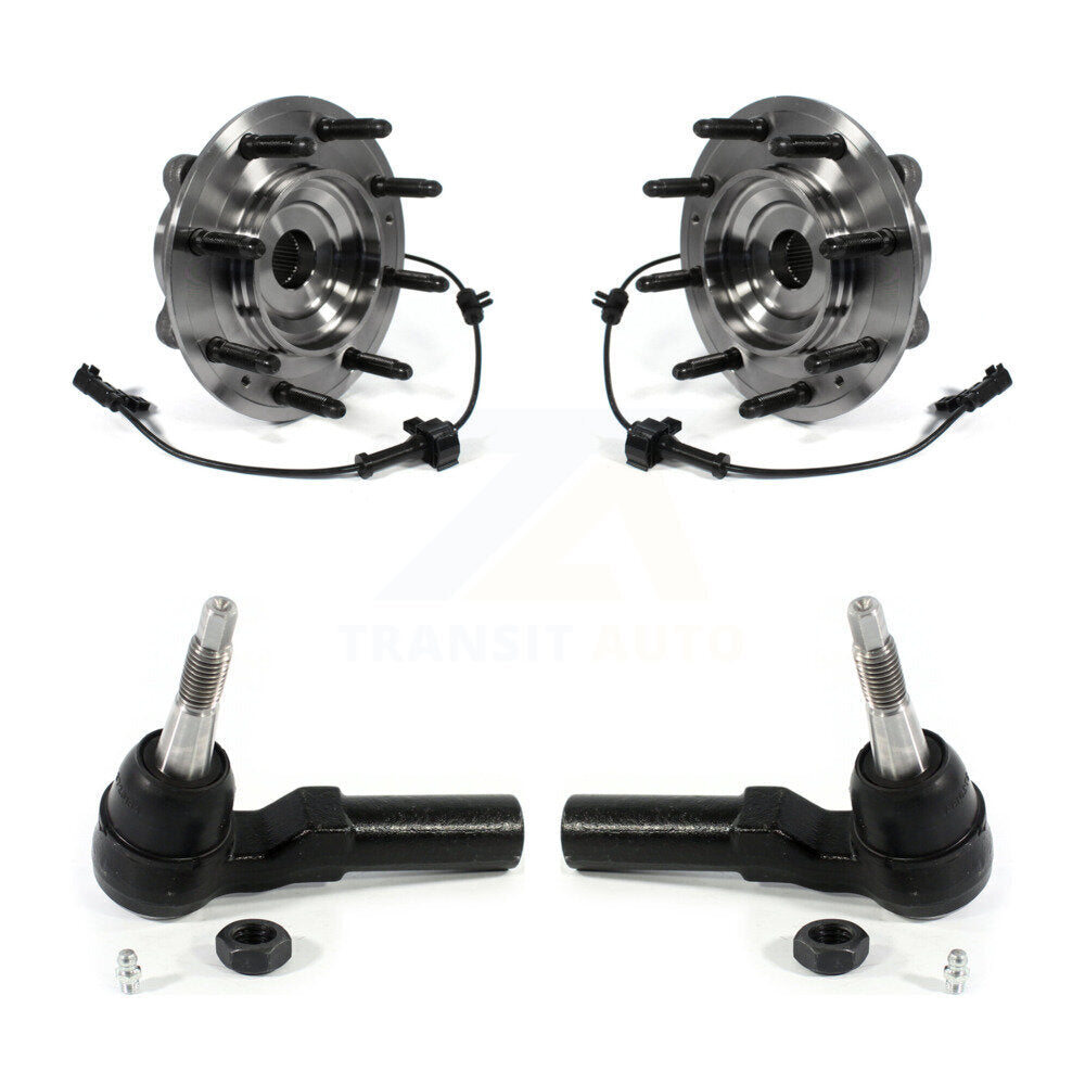 Kit de roulement de roue avant et d'extrémité de biellette de direction pour GMC Chevrolet Sierra 2500 HD Silverad