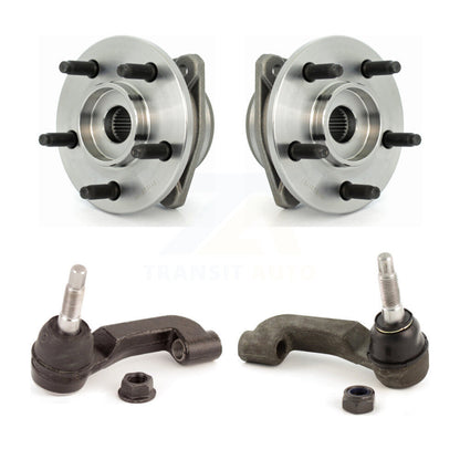 Kit de roulement de roue avant et d'extrémité de biellette de direction pour Jeep Liberty 2002-2005 sans ABS