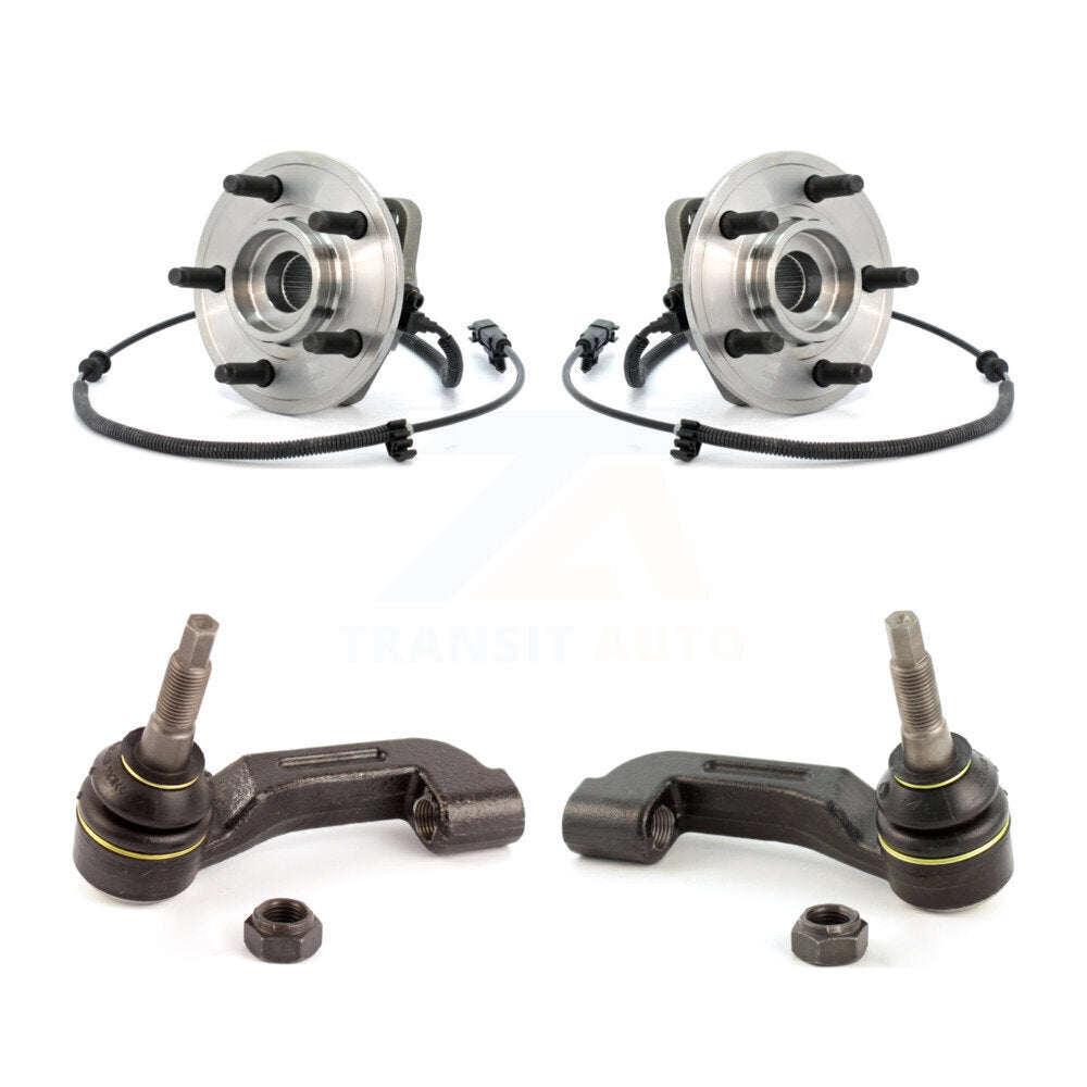 Kit de roulement de roue avant et d'extrémité de biellette de direction pour Jeep Liberty Dodge Nitro K7T-100375
