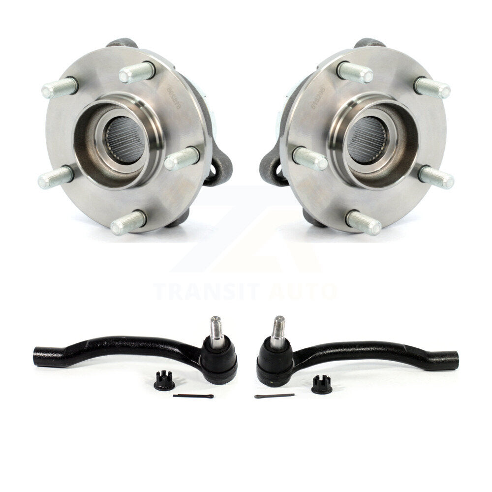 Kit de roulement de roue avant et d'extrémité de biellette de direction pour Nissan Altima Maxima K7T-100384