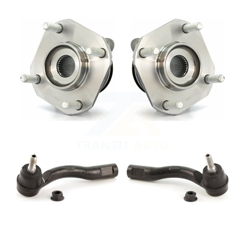 Kit de roulement de roue avant et d'extrémité de biellette de direction pour Nissan Sentra 2.0L 2007-2012
