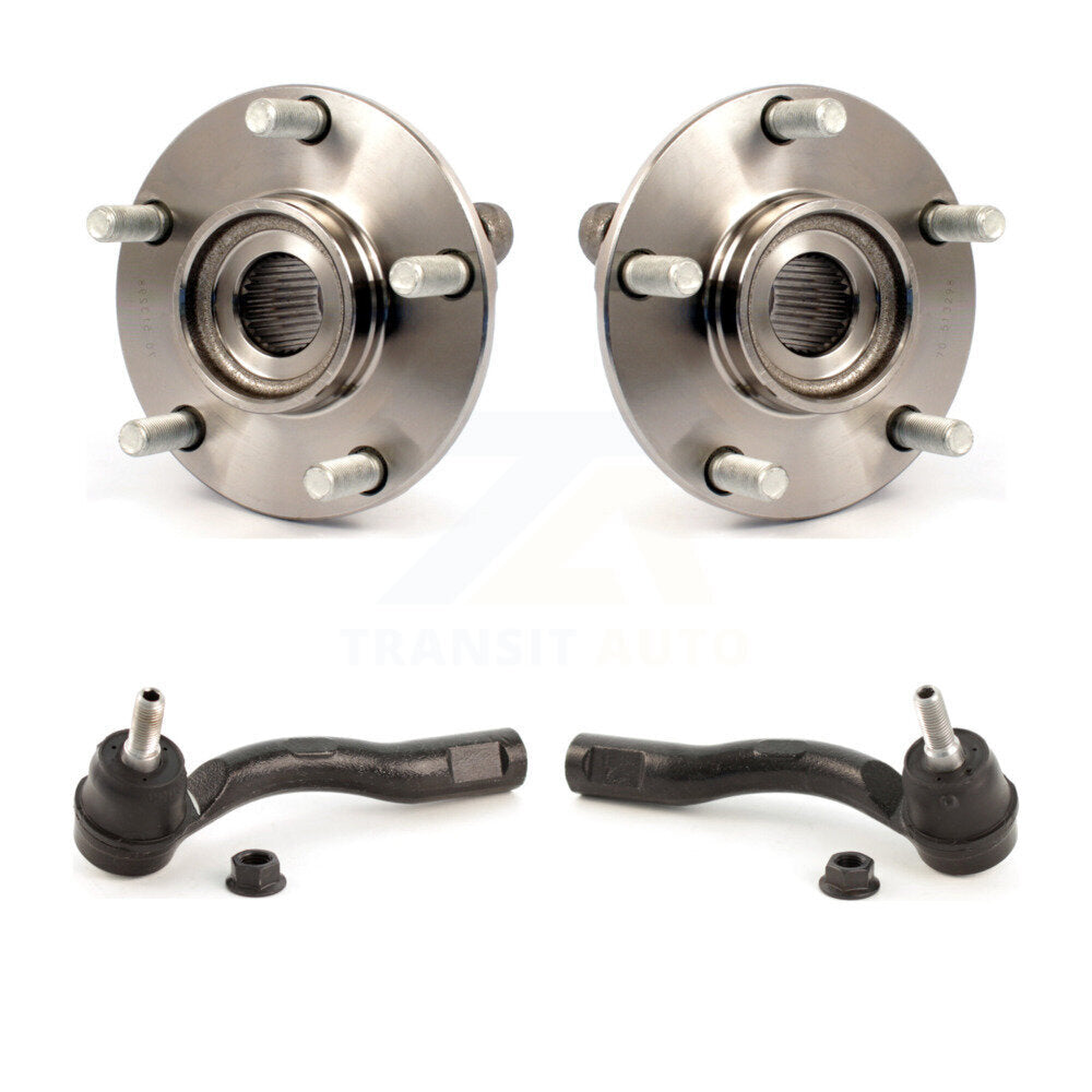 Kit de roulement de roue avant et d'extrémité de biellette de direction pour Nissan Sentra 2007-2012 2,5 l
