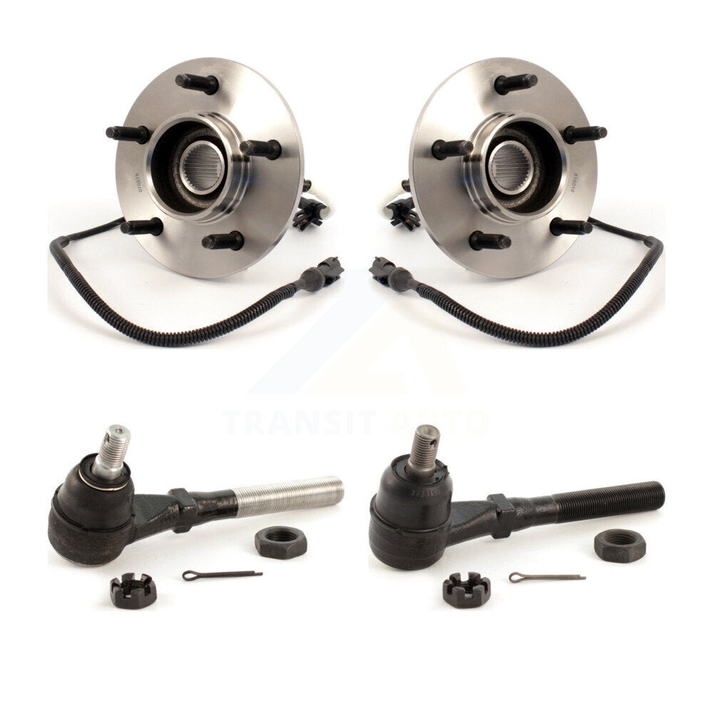 Kit de roulement de roue avant et d'extrémité de biellette de direction pour Ford F-150 4WD avec ABS à 4 roues