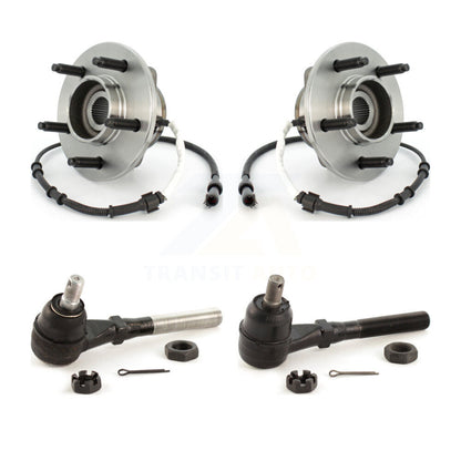 Kit de roulement de roue avant et d'extrémité de biellette de direction pour Ford F-150 4WD avec ABS à 4 roues