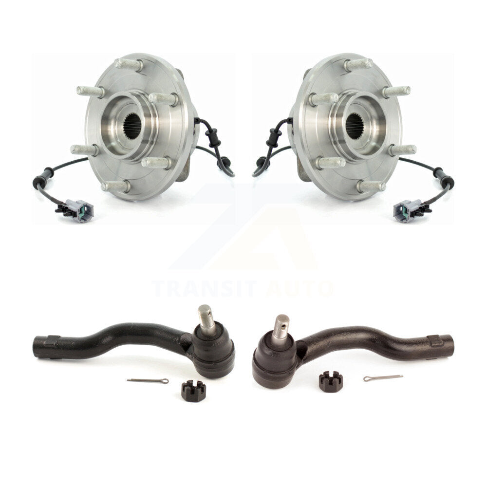 Kit de roulement de roue avant et d'extrémité de biellette de direction, pour Nissan TITAN INFINITI QX56 Armada