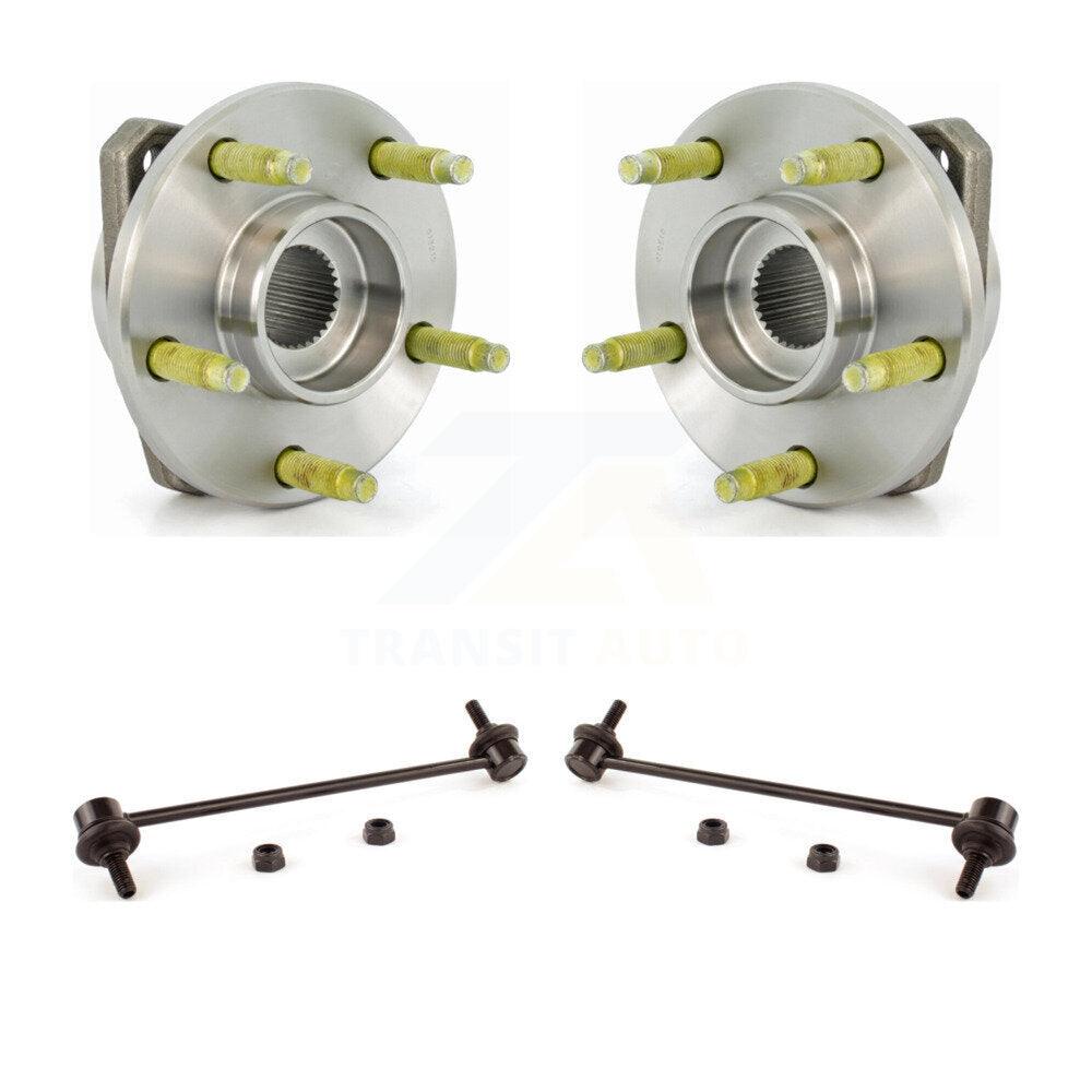 Ensemble de roulement de moyeu avant et Kit de liaison pour Chevrolet Malibu Pontiac G6 sans ABS