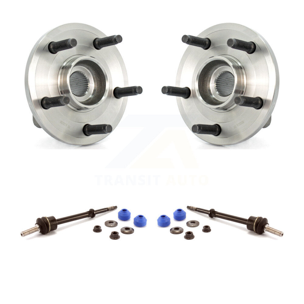 Ensemble de roulement de moyeu avant et Kit de liaison pour Dodge Dakota Mitsubishi Raider