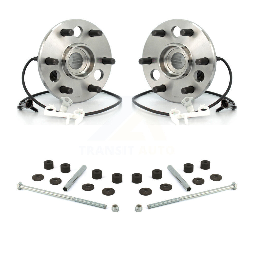 Ensemble de roulement de moyeu avant et Kit de liaison pour K1500 Chevrolet GMC K2500 Tahoe Yukon