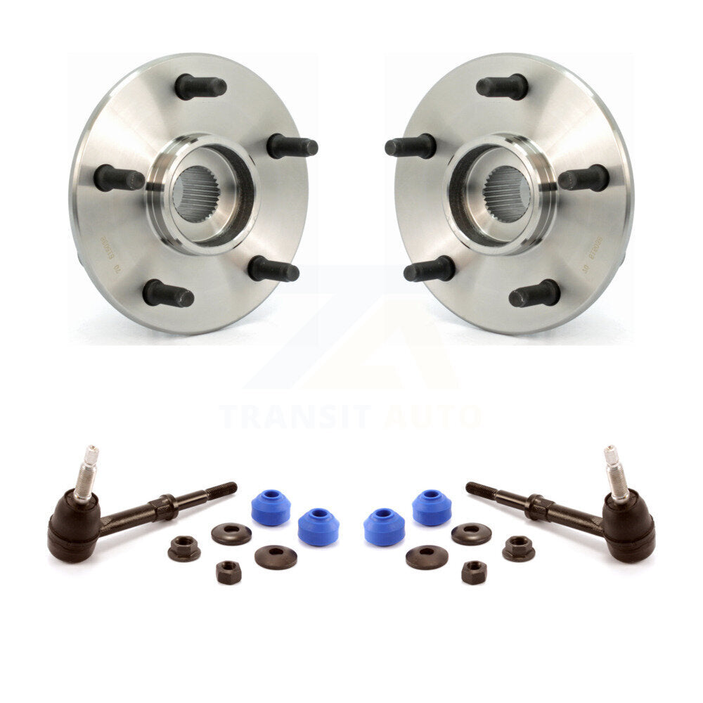 Ensemble de roulement de moyeu avant et Kit de liaison pour Dodge Ram 1500 4WD avec ABS à 2 roues
